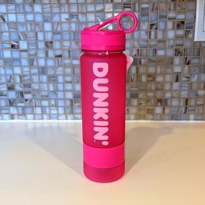 Dunkin Donuts 27oz water bottle, pink, nwt